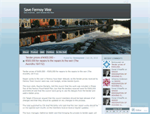 Tablet Screenshot of fermoyweir.wordpress.com