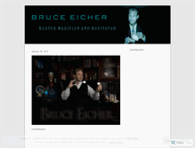 Tablet Screenshot of bruceeicher.wordpress.com