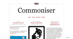 Desktop Screenshot of commoniser.wordpress.com