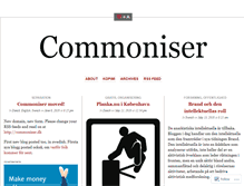 Tablet Screenshot of commoniser.wordpress.com