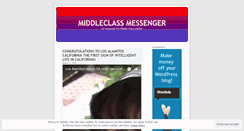 Desktop Screenshot of middleclassmessenger.wordpress.com