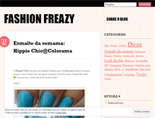Tablet Screenshot of fashionfreazy.wordpress.com