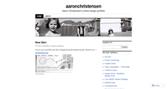 Desktop Screenshot of aaronchristensen.wordpress.com