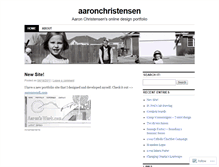 Tablet Screenshot of aaronchristensen.wordpress.com