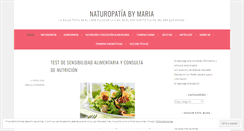Desktop Screenshot of naturopatiabymaria.wordpress.com
