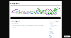 Desktop Screenshot of claritytech.wordpress.com