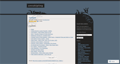 Desktop Screenshot of annakipling.wordpress.com