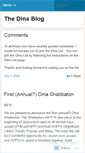 Mobile Screenshot of dinablog.wordpress.com