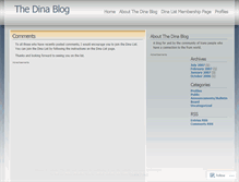 Tablet Screenshot of dinablog.wordpress.com
