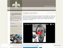 Tablet Screenshot of libertariat.wordpress.com