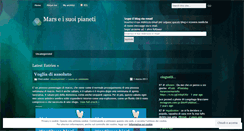Desktop Screenshot of marseisuoipianeti.wordpress.com