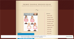 Desktop Screenshot of primsydoodledesigns.wordpress.com