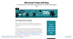 Desktop Screenshot of mnfringe.wordpress.com