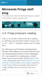 Mobile Screenshot of mnfringe.wordpress.com
