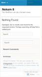 Mobile Screenshot of nekem8.wordpress.com