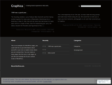 Tablet Screenshot of graphicadesign.wordpress.com