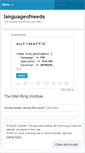 Mobile Screenshot of languageofneeds.wordpress.com