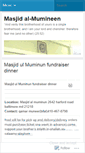Mobile Screenshot of masjidalmumineen.wordpress.com