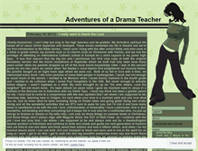 Tablet Screenshot of adventuresofadramateacher.wordpress.com