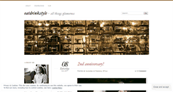 Desktop Screenshot of eatdrinkstyle.wordpress.com