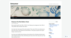 Desktop Screenshot of bimaumar.wordpress.com