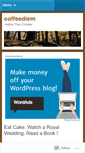 Mobile Screenshot of coffeediem.wordpress.com