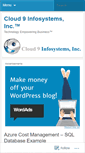 Mobile Screenshot of cloud9infosystems.wordpress.com