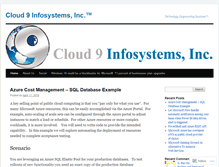 Tablet Screenshot of cloud9infosystems.wordpress.com