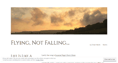Desktop Screenshot of flyingnotfalling.wordpress.com
