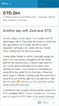 Mobile Screenshot of gtdzen.wordpress.com