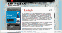 Desktop Screenshot of kittytickle.wordpress.com