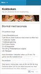 Mobile Screenshot of kokboken.wordpress.com