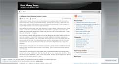 Desktop Screenshot of hardmoneyterms.wordpress.com