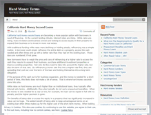 Tablet Screenshot of hardmoneyterms.wordpress.com