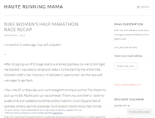 Tablet Screenshot of hauterunningmama.wordpress.com