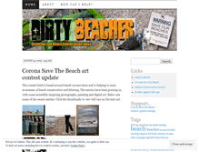 Tablet Screenshot of dirtybeaches.wordpress.com