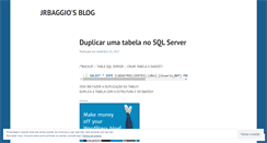 Desktop Screenshot of jrbaggio.wordpress.com