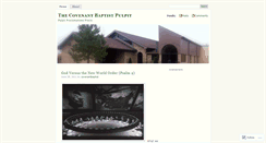 Desktop Screenshot of covenantpulpit.wordpress.com