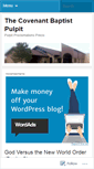 Mobile Screenshot of covenantpulpit.wordpress.com