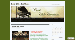 Desktop Screenshot of curitibanocoral.wordpress.com