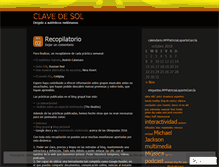 Tablet Screenshot of clavedesolblog.wordpress.com