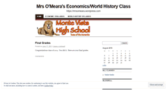 Desktop Screenshot of mrsomeara.wordpress.com