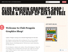 Tablet Screenshot of clubpenguingfxshop.wordpress.com