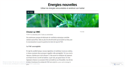 Desktop Screenshot of energiesnouvelles.wordpress.com