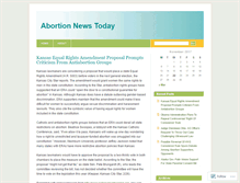 Tablet Screenshot of abortionnews.wordpress.com