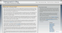 Desktop Screenshot of datingcoach1.wordpress.com