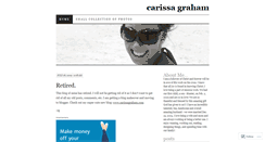 Desktop Screenshot of carissagraham.wordpress.com