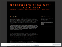Tablet Screenshot of marsport.wordpress.com