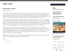 Tablet Screenshot of abbyasks.wordpress.com