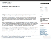 Tablet Screenshot of informasisehat.wordpress.com